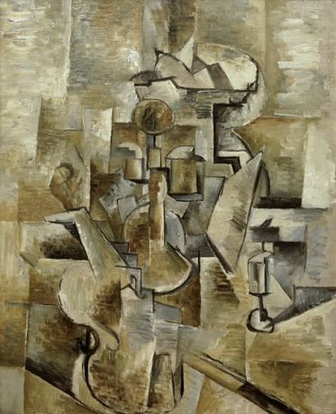Violin and Candlestick,  Georges Braque